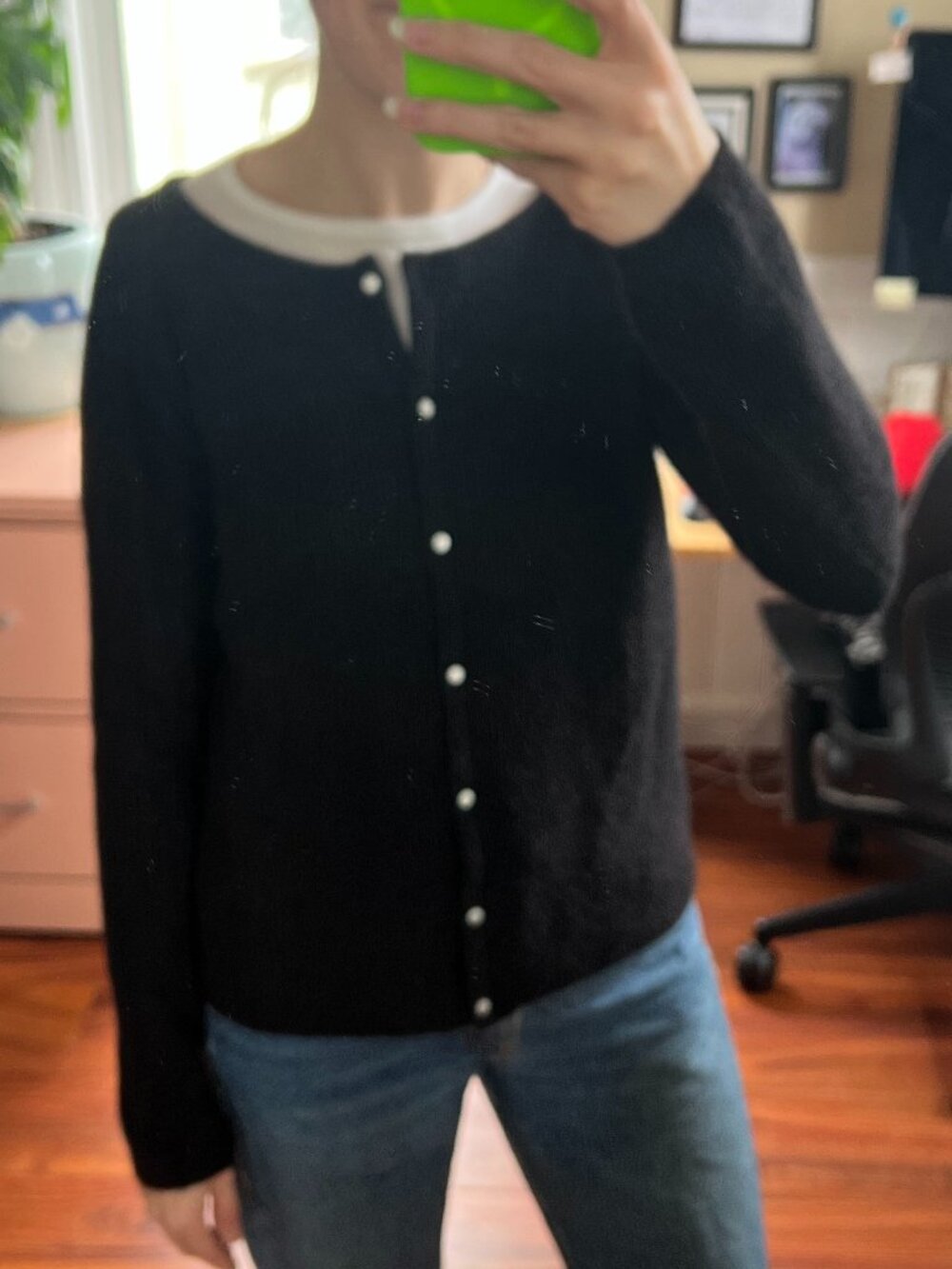 Black Gaspard Cardigan - Picture 3 of 5